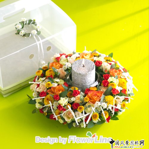 韓國風格的圣誕插花(組圖)