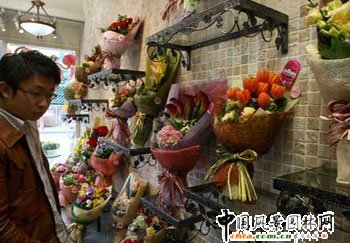 香港：情人節訂花仍熱爆(圖)