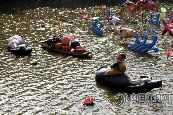 江門東湖公園迎春節