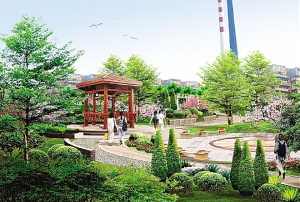 天津漓江里小游園 中國風景園林網(wǎng)