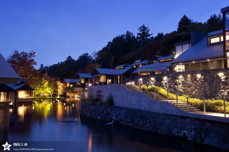 日本長野輕井澤虹夕諾雅酒店景觀設計