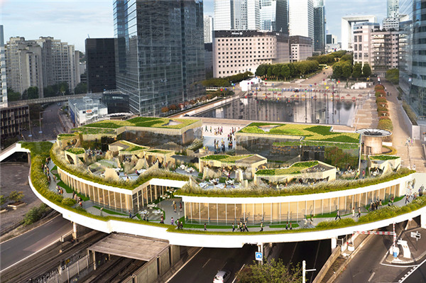 巴黎拉德芳斯區(qū)氧氣公園景觀設(shè)計