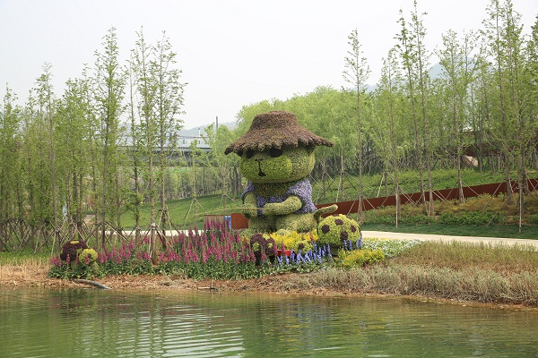 2014青島世園會(huì)立體花壇圖片賞析