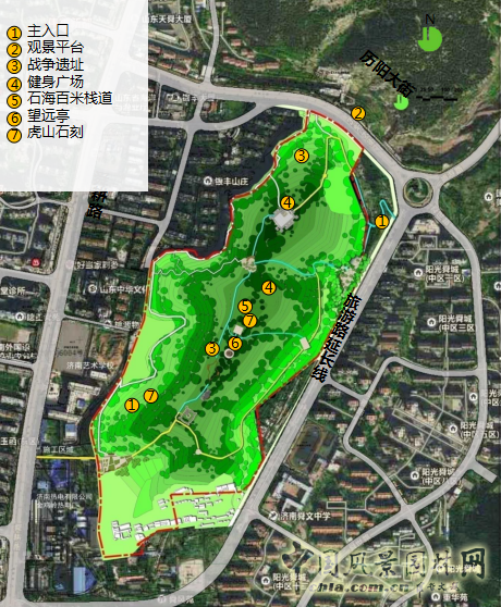 2016園冶杯專業獎參賽項目：濟南臥虎山戰爭遺址公園