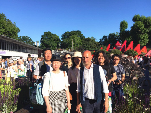 英國游學(xué)考察結(jié)束 與景觀對話與名家交流