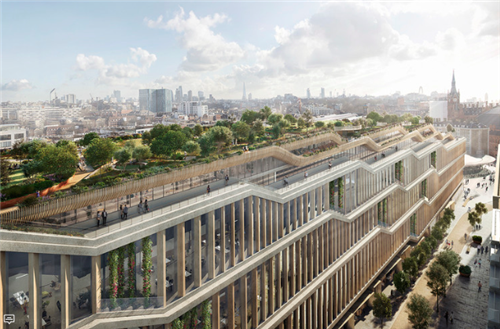 BIG 聯(lián)合 Heatherwick 設(shè)計(jì)谷歌倫敦園區(qū)最新圖紙公開(kāi)