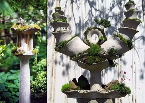 超有創(chuàng)意，是雕塑還是花盆？