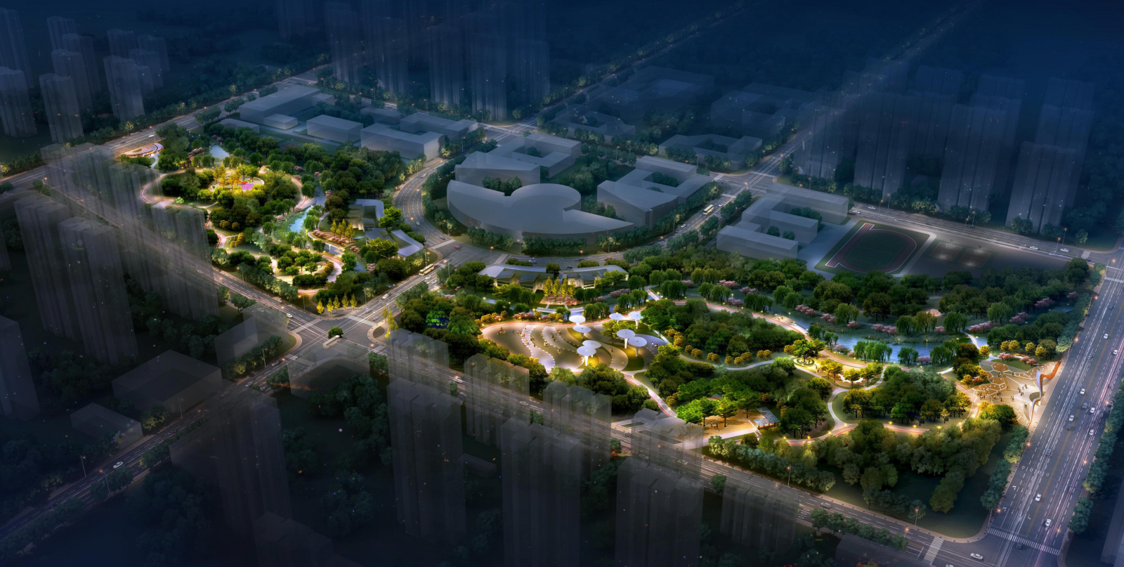 園冶杯專業(yè)獎：天津市雙青公園景觀方案設計