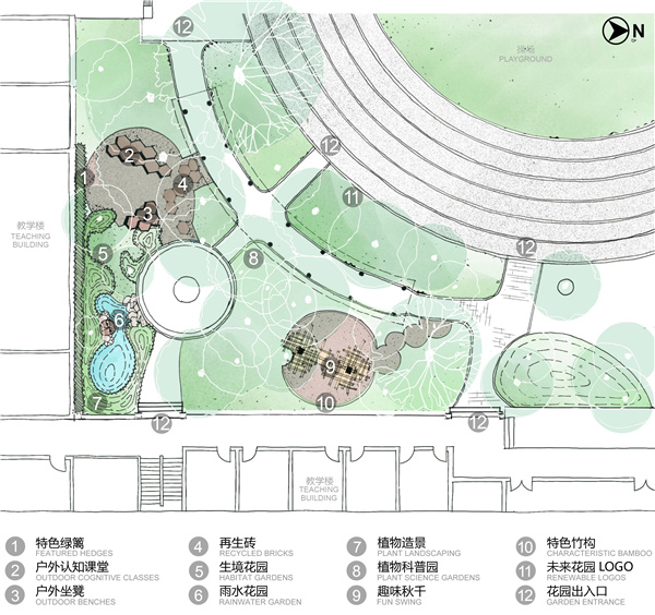 GND杰地景觀丨后海小學(xué)未來花園