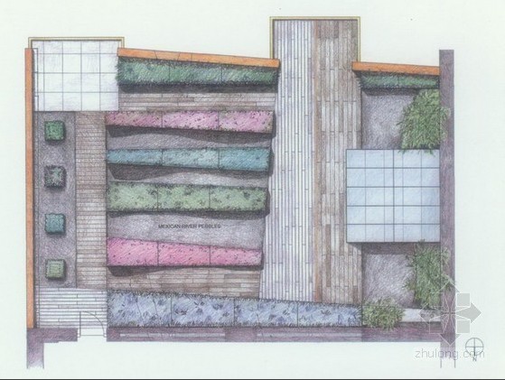 某屋頂露臺花園景觀設(shè)計